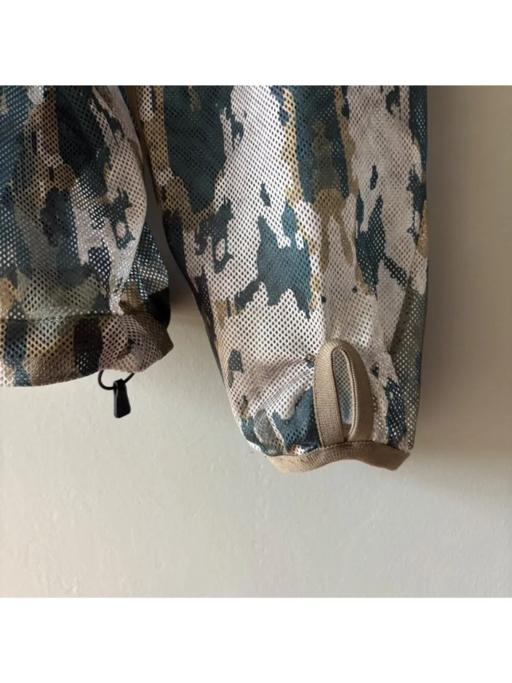 Snow Peak Printed Insect Shield Mesh Jacket Camo Ice Bug Repellent Parka M